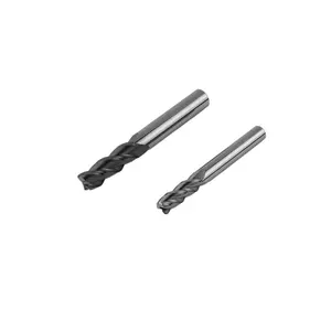 Gran oferta, cortador de fresado de estilo de cuchillo de punta redonda con ranura de acero de tungsteno de aluminio de 55 grados