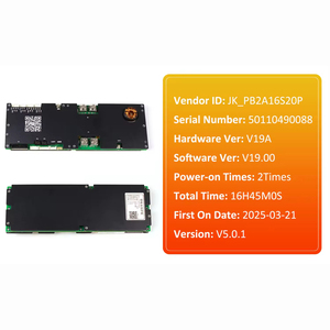 JK BMS PB2A20S20P 150AMP พร้อมตัวปรับสมดุล Activo หน้าจอ LCD โมดูล WiFi แผงวงจร <span class=keywords><strong>PCB</strong></span> สำหรับกล่องแบตเตอรี่ DIY 48V LiFePO4 สต็อก EU - Product Image 5