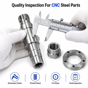 Componenti in Acciaio Utensile S7 4140 D2 Q345B di Precisione a 5 Assi, Lavorazione CNC Personalizzata, Produzione di Componenti Lavorati CNC con Supporto <span class=keywords><strong>DFM</strong></span> - Product Image 4