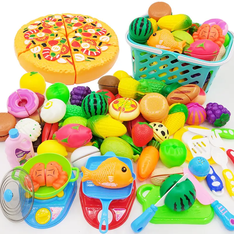 Juego clásico de simulación de cocina, juguete educativo Montessori para niños, regalo para niños, juego de cortar frutas y verduras