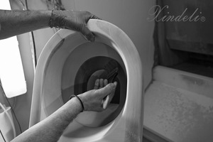 WC mural sans bride en cuir de crocodile motif argent noir européen <span class=keywords><strong>Misy</strong></span> - Product Image 6