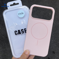 Coque magnétique en silicone liquide véritable pour iPhone 17 Pro Max