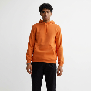 Sweat à capuche de sport surdimensionné 100% coton, impression de logo personnalisée, tissu polaire de haute qualité, taille plus, uni, teinture unie, hiver, à capuche - Product Image 1