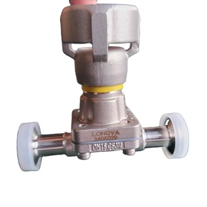 Vệ sinh thép không gỉ SS316L Tri kẹp Hướng dẫn sử dụng màng van màng van - Product Image 6