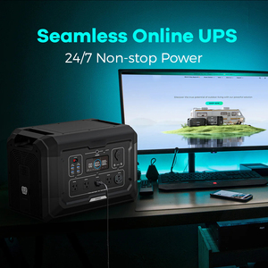 แบตเตอรี่ Lifepo4 2KW สถานีไฟฟ้าพกพาสำหรับบ้าน  2000w เครื่องกำเนิดพลังงานแสงอาทิตย์ 2500W ชาร์จเร็ว สถานีไฟฟ้าแบบพกพา - Product Image 4
