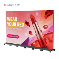 Écran d'affichage numérique pliable Canbest HOB LED P1.2 P1.5 P1.8 P2.5 pour publicité intérieure, mur vidéo, bannière pour magasin de détail