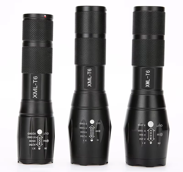 Hot Sale Tactical Multi-Function Rechargeable Flashlight with 1000+ Lumens IP44 5-Year Warranty Hard Aluminum Alloy EDC