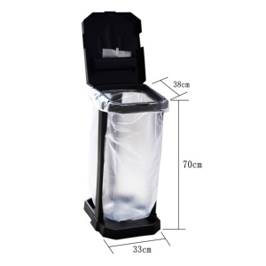 Custom Portable Collapsible trash bag holder Foldable Trash Bin Camping Household Foldable Waste Bin
