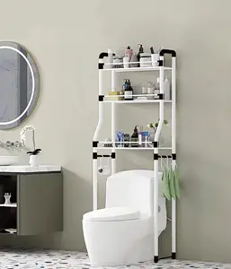 Étagère de rangement populaire sur l'étagère de rangement du balcon au-dessus des toilettes machine à laver style classique