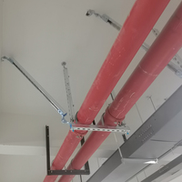 Support modulaire en acier galvanisé à chaud pour système de conduites et de gaines suspendues