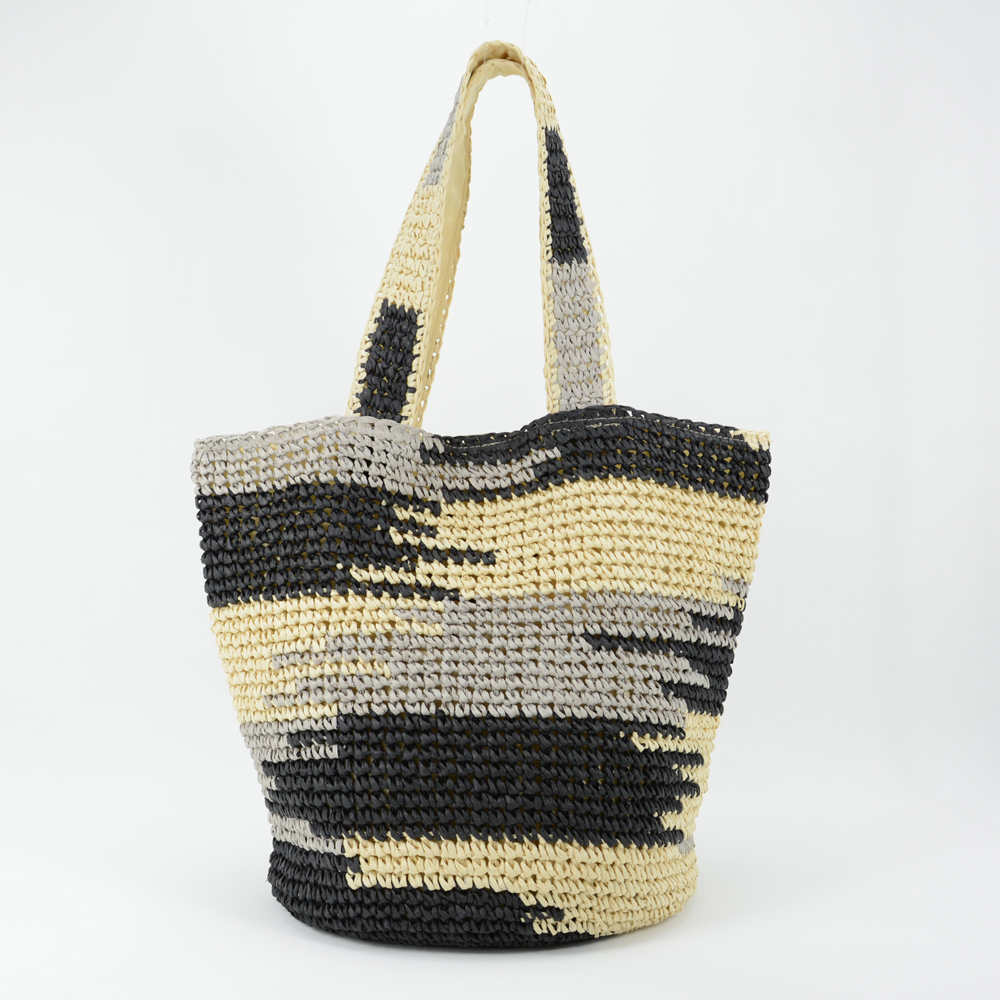 SHOPPER CHIC IN RAFIA | Bolsos de ganchillo, Bolso de mano de ganchillo,  Patrones de bolso de ganchillo