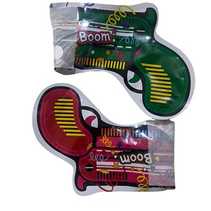Pistolet à confettis jetable à actionnement manuel pour fêtes d'anniversaire, effet sonore et visuel, découpe rectangulaire, effet feux d'artifice - Product Image 5