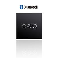 Bilihondim BLE Mesh5.0 Noir, variateur tactile, contrôle par application Tuya, mural, charge maximale 200W, portée 30M, installation facile, garantie 1 an