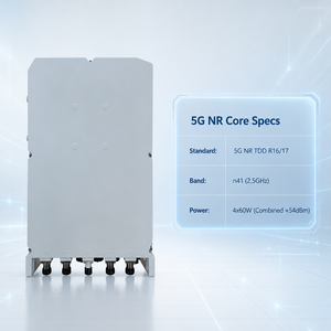 สถานีฐาน 5G GNB กำลังสูง 4x60W N41 Sub-6GHz 1500Mbps แบบรวม GNodeB สำหรับภายนอกอาคาร รองรับ 5G SA สำหรับ <span class=keywords><strong>WISP</strong></span> - Product Image 3