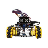 Kit de robot à roues omnidirectionnelles ESP32 CAM Robotlinking, programmable, avec évitement d'obstacles, suivi, caméra intelligente, kit de voiture robot pour Arduino