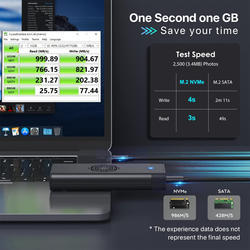 Aluminio M.2 NVME NGFF SSD <span class=keywords><strong>a</strong></span> <span class=keywords><strong>USB</strong></span> 3,1 <span class=keywords><strong>Adaptador</strong></span> convertidor tipo C Caja de velocidad de transferencia de 10Gbps Caja de <span class=keywords><strong>disco</strong></span> de estado sólido con ventilador - Product Image 4