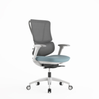 Chaise de bureau ergonomique en maille KOHO avec soutien lombaire réglable et accoudoirs, certifiée BIFMA, fournisseur de conception de bureaux sur mesure