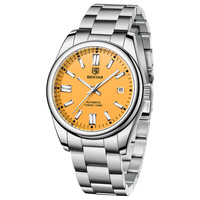 Montre mécanique automatique pour homme BENYAR 5185, bracelet en acier inoxydable de haute qualité, étanche, calendrier, fonctions lumineuses