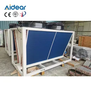 Aidear Industrial evaporative Freezer Compressor Cold Room Condenser Unit Refrigeration V Type dry cooler