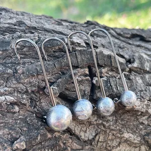 Spinpoler <span class=keywords><strong>hameçon</strong></span> de pêche 5g 7g 10g 14g boule ronde tête de gabarit longue tige <span class=keywords><strong>hameçon</strong></span> sans mauvaises herbes <span class=keywords><strong>hameçon</strong></span> <span class=keywords><strong>ver</strong></span> souple leurre brochet bar <span class=keywords><strong>truite</strong></span> - Product Image 4