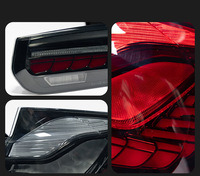 Luz trasera para BMW Serie 3 F30 F35 M3 F80 2013-2018 320i 328i 335i, luz trasera con lente ahumada y señal de giro secuencial dinámica