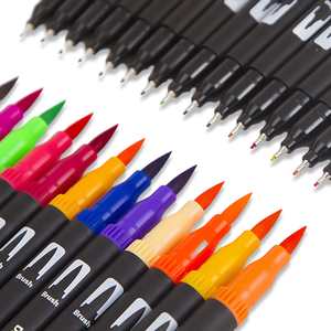 <span class=keywords><strong>Set</strong></span> di <span class=keywords><strong>pennarelli</strong></span> per pennelli ad acquerello a doppia punta per schizzi <span class=keywords><strong>professionali</strong></span> - Product Image 4