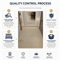 Premium Natural Sisal Carpet Modern Minimalist Large Area Rug for Hallway Entryway Durable Woven Neutral Rug for Luxury Home