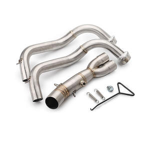Para YAMAHA <span class=keywords><strong>MT</strong></span>-<span class=keywords><strong>07</strong></span> FZ-<span class=keywords><strong>07</strong></span> MT07 FZ07 de sistema de Escape completo modificado de Escape silenciador frente medio - Product Image 5