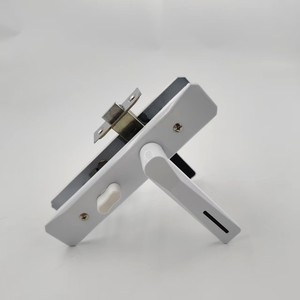 Set di Maniglie per Porte Interne Economiche all'Ingrosso per Bagno, Serratura in Lega di Alluminio con Chiavi per Camera da Letto, Hotel e Casa - Product Image 6