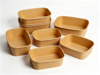 Bols carrés en plastique pour salade – Bols contemporains jetables multicolores de qualité supérieure, robustes pour mariages, traiteur, anniversaires
