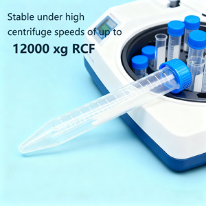 Tubos de Centrifugação Conicos Descartáveis de 50ml em PP com Tampa Rosqueada, Graduados, à Prova de Vazamentos, 12000xg RCF para Testes de Laboratório - Product Image 6