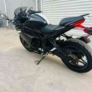 Hercules Stepless 300RR Negro Blanco Doble <span class=keywords><strong>Evil</strong></span>, Motocicleta Eléctrica con Refrigeración Líquida, Instrumento de Cristal Líquido, Freno ABS, Explosión de Potencia - Product Image 4