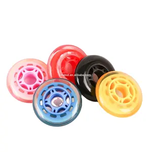 Skating accessories 2 wheels skate cycle orbit wheel China supply polyurethane inline skate wheels