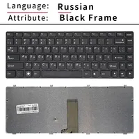 Nouveau clavier d'ordinateur portable américain RU/russe pour Lenovo IdeaPad Y470 Y470N Y470P Y471 Y471A Y475 Y470A Y470AP Y471AP, clavier noir