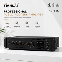 Penguat Daya Tegangan Konstan Enam Zona L-9500AT dengan Bluetooth USB FM SD untuk Sistem PA 500 W Kontrol Audio Independen Hub