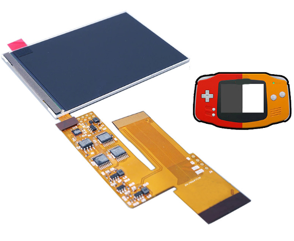 Maintenance Accessories for Nintendo Gameboy Advance IPS LCD for GBA Advacnce Screen