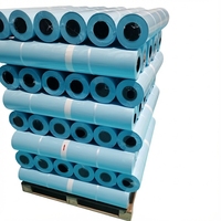 Rollos de Papel para Plotter Azul Blanco de 80g/90g, Tamaño Personalizable para Materiales de Impresión de Ingeniería CAD