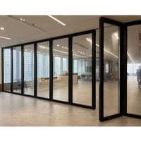 Custom Sliding Folding Operable Acoustic Panels Glass Partitioning System Folding Wallfolding Movable Partition Wall