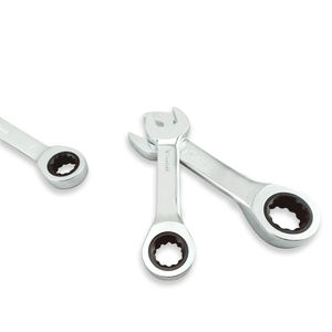 Clé à cliquet à extrémité cannelée combinée en acier CRV Clé métrique DIY Grade OEM Support personnalisé - Product Image 4