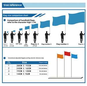 Bandera Nacional de Irán Duradera para Exteriores, Diseño Personalizado, Asta de Aluminio, Bandera de Poliéster Resistente a la Intemperie, Banderas Promocionales - Product Image 6
