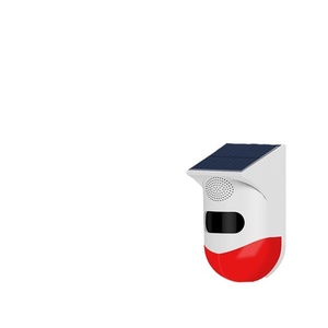 Năng lượng mặt trời & usb-sạc ngoài trời cao-pitched hệ thống báo động với wifi âm thanh & ánh sáng luận viên cơ thể con người cảm biến hồng ngoại - Product Image 6