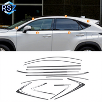 RAYSEZE pour Lexus NX200T NX300 2016 2020 2025, joint d'étanchéité de fenêtre, moulure de garniture, chrome durable, joint de retenue