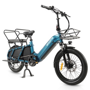จักรยานไฟฟ้าไฮดรอลิกดิสก์เบรก ขนาด 20 นิ้ว 500 วัตต์ รุ่น Long Delivery พร้อมเบาะนั่งเด็กแบบถอดได้ HQ20 เกียร์ 7 สปีด เปลี่ยนเกียร์ได้อย่างราบรื่น - Product Image 4