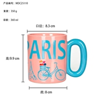 Coffret Cadeau de Tasses en Céramique Série Urbaine les Plus Vendues, Personnalisable, Vente en Gros, Cadeaux Commémoratifs, Lait, Café, Thé, Compatible Lave-Vaisselle