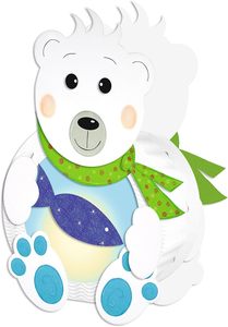 Ursus 18700020 Set Creativo Lanterna Orso Polare con Modello e Istruzioni Fai-da-Te Dimensioni 21,8x21x10,3 cm - Product Image 2