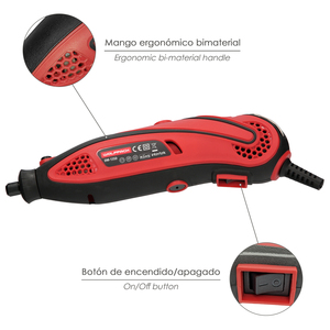 Utensile Multifunzione da 135 Watt. Con 210 accessori e custodia per il trasporto - Product Image 4