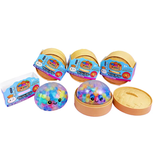 ของเล่นบีบลดความเครียดรูปเกี๊ยวกลิตเตอร์หยดน้ำสีรุ้ง พร้อมกล่อง - Product Image 5