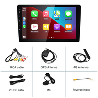 Autoradio Android HFmidia 1DIN 9 pouces 10 pouces, lecteur multimédia universel T18 8G 128G pour Lada Hyundai Suzuki Ford VW