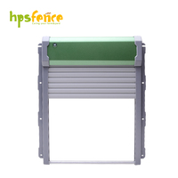 Ouvre-porte automatique durable pour poulailler avec minuterie, alimenté par batterie, écran LCD, en aluminium léger et résistant HPSFENCE AD007