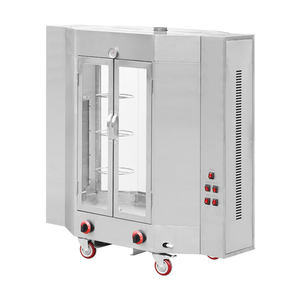 Four vertical commercial de machine de rôtissoire de poulet de gaz d'acier inoxydable <span class=keywords><strong>pour</strong></span> la cuisine d'hôtel de restaurant - Product Image 2